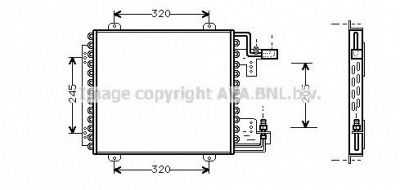 AVA QUALITY COOLING rt5210 -  Конденсатор, кондиционер